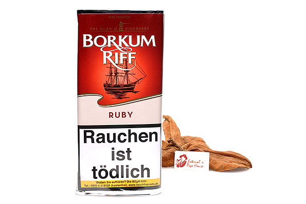 Borkum Riff Ruby Pipe tobacco 50g Pouch Borkum Riff Ruby Pipe tobacco 50g Pouch